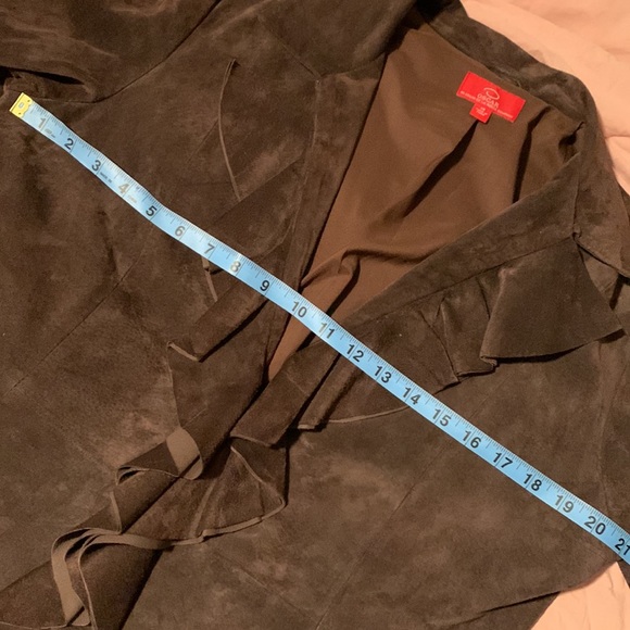 Oscar de la Renta Suede Jacket - Picture 6 of 7